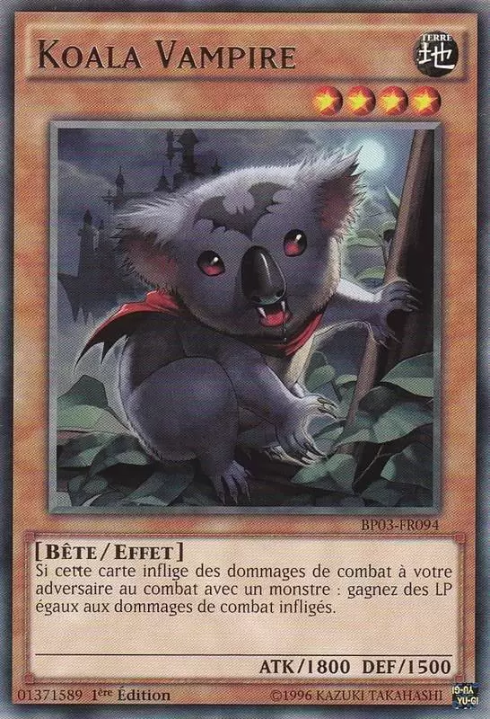 Battle Pack 3 : La Ligue des Monstres BP03 - Koala Vampire