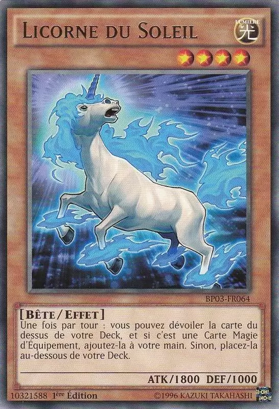 Battle Pack 3 : La Ligue des Monstres BP03 - Licorne du Soleil
