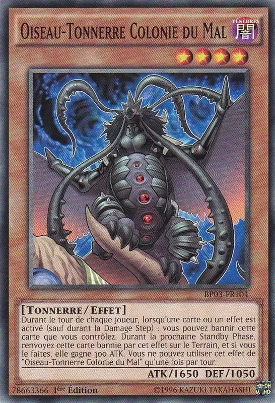 Battle Pack 3 : La Ligue des Monstres BP03 - Oiseau-Tonnerre Colonie du Mal