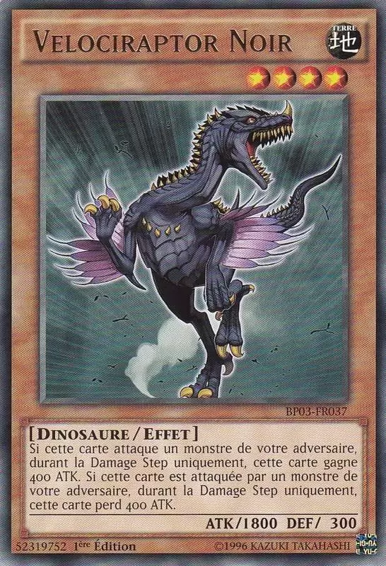 Battle Pack 3 : La Ligue des Monstres BP03 - Velociraptor Noir