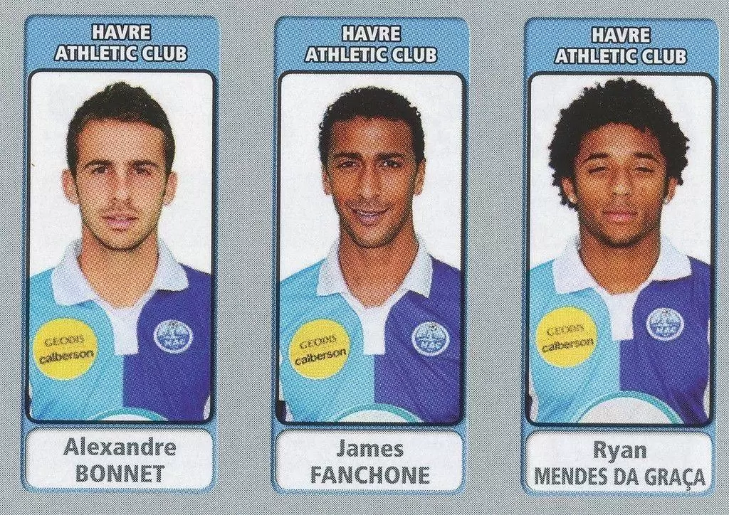 Foot 2011-12 - Alexandre Bonnet / James Fanchone / Ryan Mendes Da Graça - Havre Athlétic Club