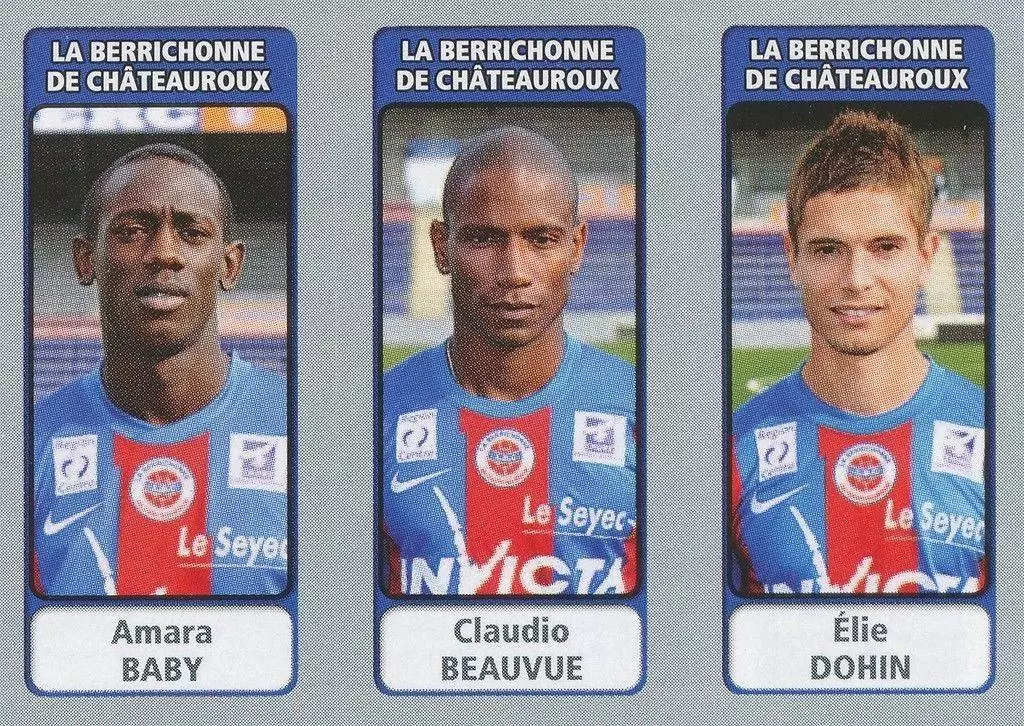 Foot 2011-12 (France) - Amara Baby / Claudio Beauvue / Élie Dohin - La Berrichonne de Châteauroux