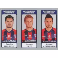 Damien Perrinelle / Jacques Salze / Romain Alessandrini - Clermont Foot Auvergne 63