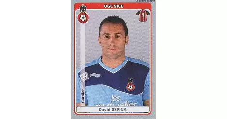 N°350 DAVID OSPINA # COLOMBIA STAR OGC.NICE VIGNETTE STICKER  PANINI FOOT 2012