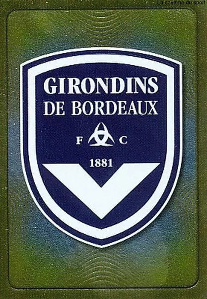 Foot 2011-12 (France) - Écusson - FC Girondins de Bordeaux