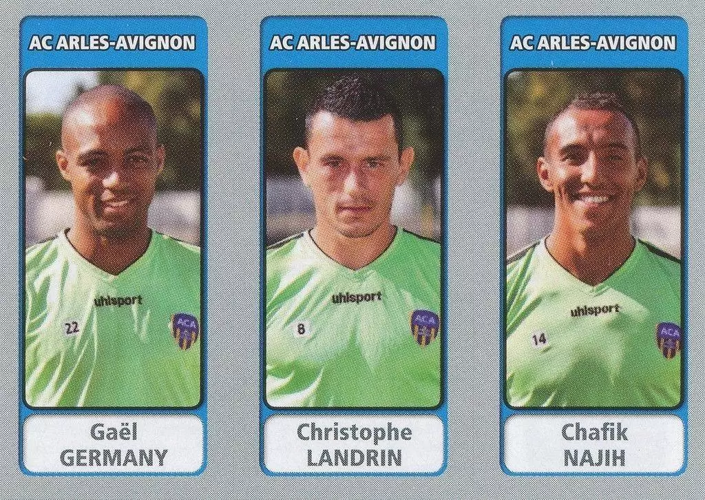 Foot 2011-12 - Gaël Germany / Christophe Landrin / Chafik Najih - AC Arles-Avignon