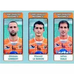 Ghislain Gimbert / Vincent Le Baron / Julien Viale - Stade Lavallois Mayenne FC