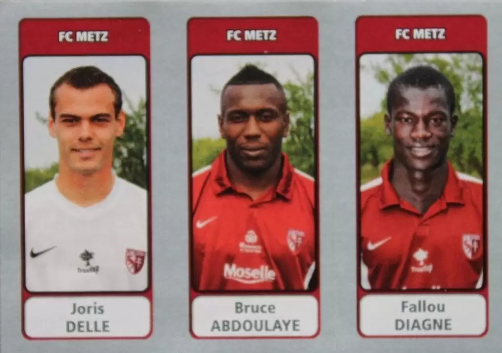 Foot 2011-12 - Joris Delle / Bruce Abdoulaye / Fallou Diagne - FC Metz