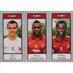 Joris Delle / Bruce Abdoulaye / Fallou Diagne - FC Metz