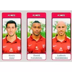 Kevin Diaz / David Fleurival / Ludovic Guerreiro - FC Metz
