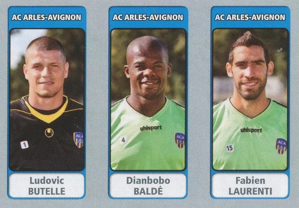 Foot 2011-12 - Ludovic Butelle / Dianbobo Baldé / Fabien Laurenti - AC Arles-Avignon