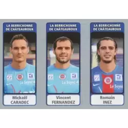 Mickaël Caradec / Vincent Fernandez / Romain Inez - La Berrichonne de Châteauroux