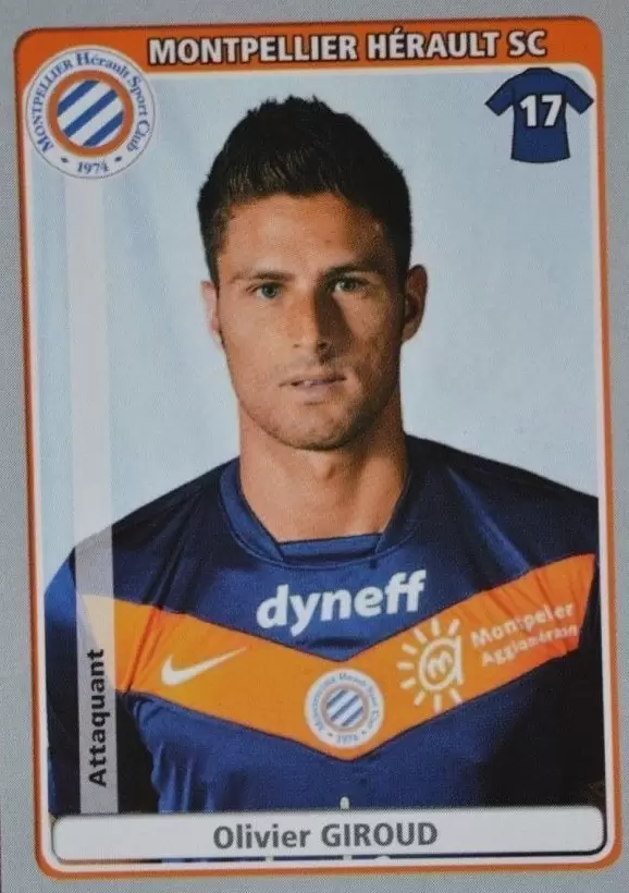 Foot 2011-12 - Olivier Giroud - Montpellier Hérault SC