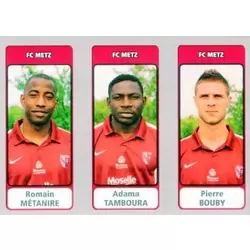 Romain Métanire / Adama Tamboura / Pierre Bouby - FC Metz