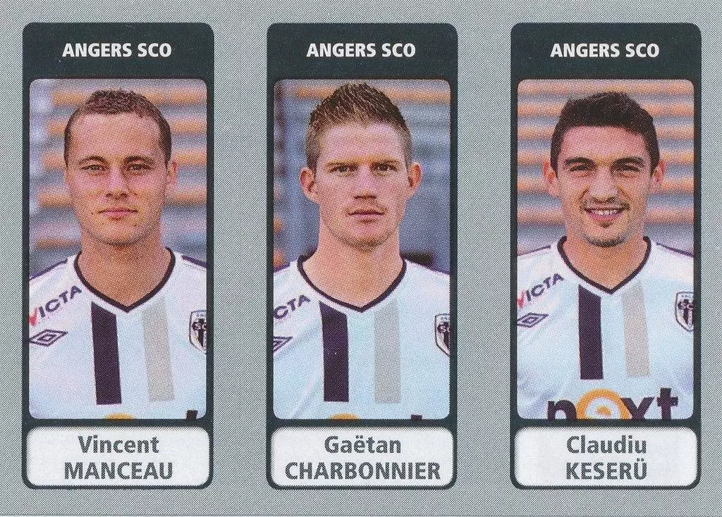 Foot 2011-12 - Vincent Manceau / Gaëtan Charbonnier / Claudiu Keserü - Angers Sco