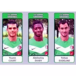 Yoann Court / Abdoulay Diaby / Yohan Eudeline - CS Sedan Ardennes