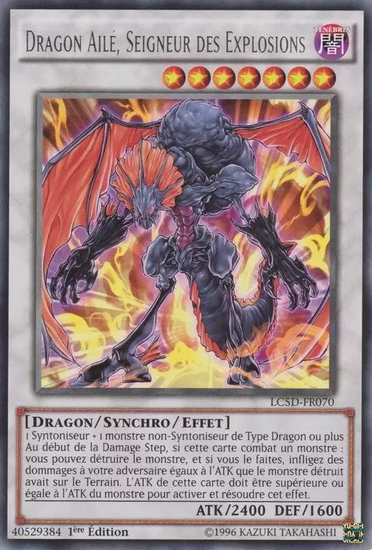 Collection Légendaire 5d\'s LC5D - Dragon Ailé, Seigneur des Explosions
