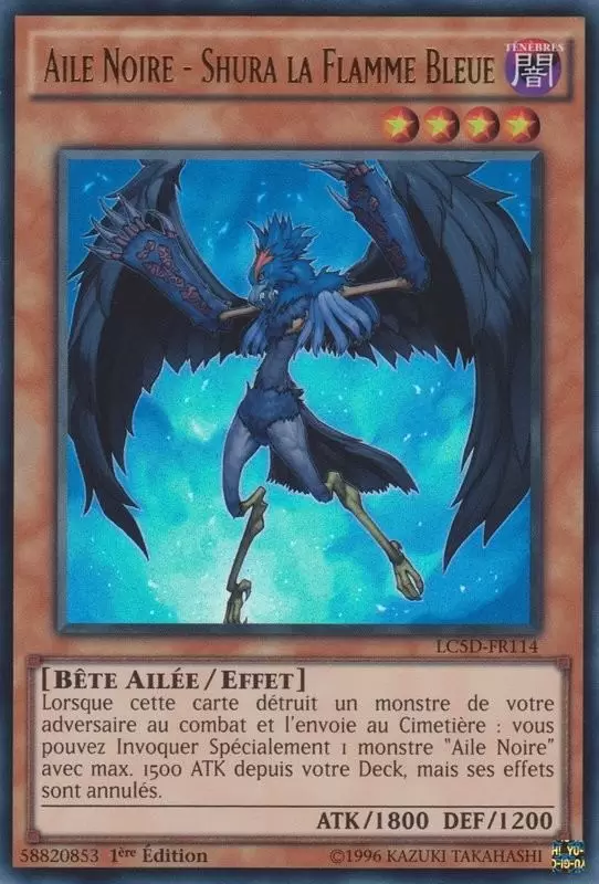 Collection Légendaire 5d\'s LC5D - Aile Noire - Shura la Flamme Bleue