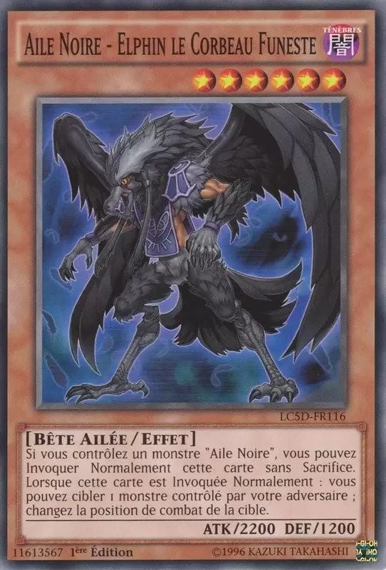 Collection Légendaire 5d\'s LC5D - Aile Noire - Elphin le Corbeau Funeste