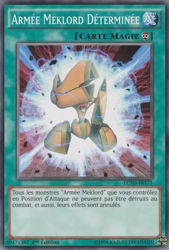 Collection Légendaire 5d\'s LC5D - Armée Meklord Déterminée