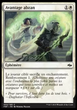 Destin Reforgé - Avantage abzan
