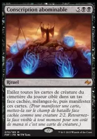 Destin Reforgé - Conscription abominable