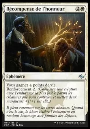 Destin Reforgé - Récompense de l\'honneur