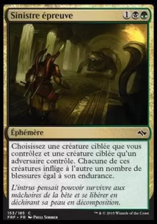 Destin Reforgé - Sinistre épreuve