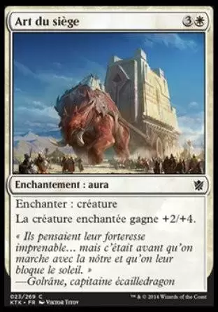 Khans de Tarkir - Art du siège