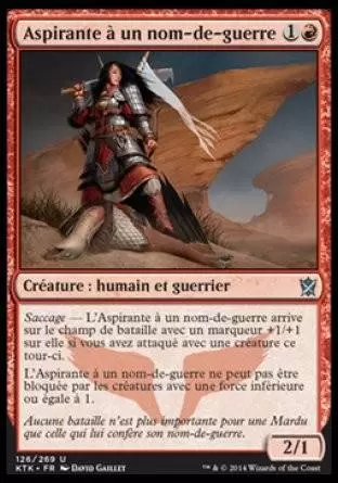 Khans de Tarkir - Aspirante à un nom-de-guerre