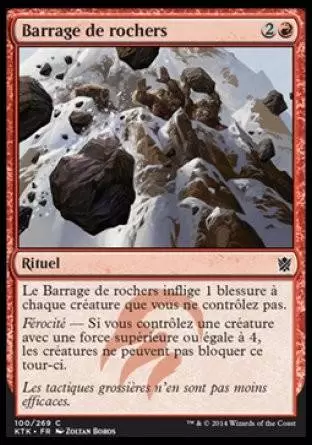 Khans de Tarkir - Barrage de rochers