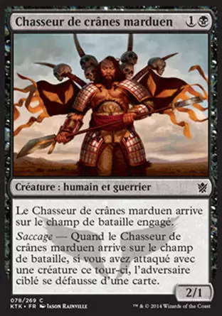 Khans de Tarkir - Chasseur de crânes marduen