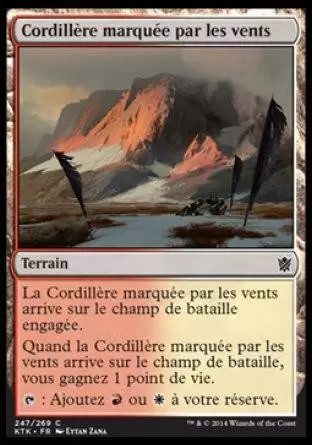 Khans de Tarkir - Cordillère marquée par les vents