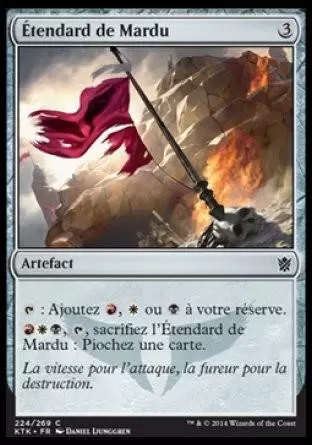 Khans de Tarkir - Étendard de Mardu