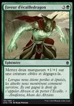 Khans de Tarkir - Faveur d\'écailledragon