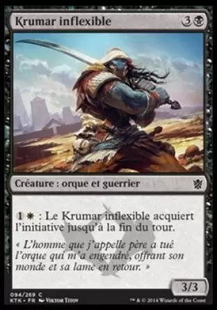 Khans de Tarkir - Krumar inflexible