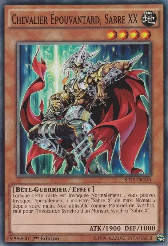Pack Etoile Arc-V SP15 - Chevalier Épouvantard, Sabre XX