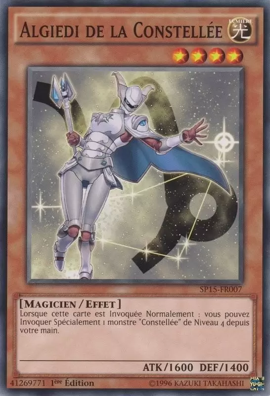 Pack Etoile Arc-V SP15 - Algiedi de la Constellée