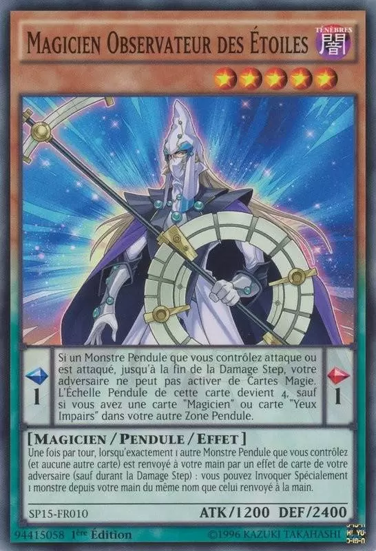 Pack Etoile Arc-V SP15 - Magicien Observateur des Étoiles