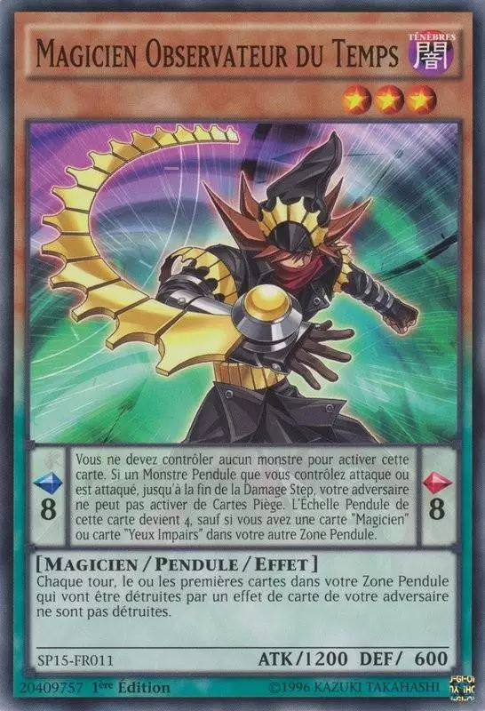 Pack Etoile Arc-V SP15 - Magicien Observateur du Temps