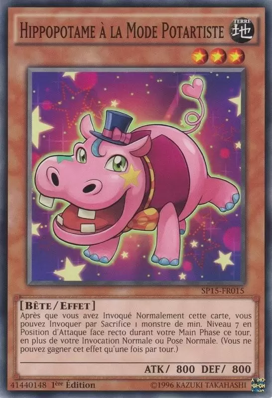 Pack Etoile Arc-V SP15 - Hippopotame à la Mode Potartiste
