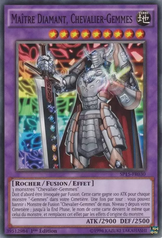 Pack Etoile Arc-V SP15 - Maître Diamant, Chevalier-Gemmes