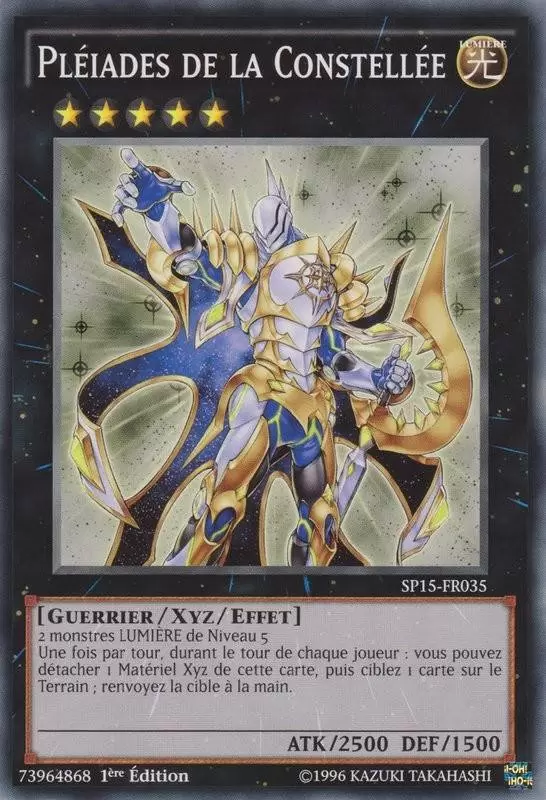 Pack Etoile Arc-V SP15 - Pléiades de la Constellée