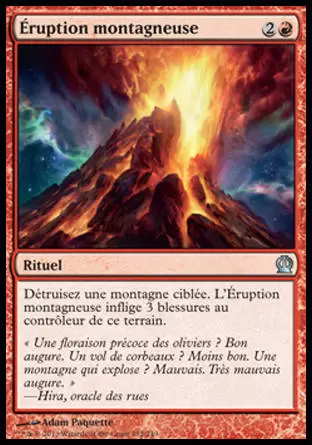 Theros - Éruption montagneuse