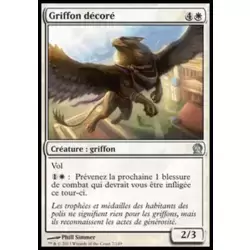 Griffon décoré