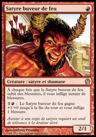 Theros - Satyre buveur de feu