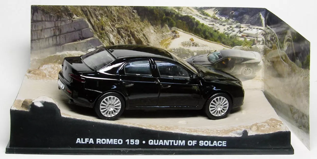 007 UH 1：43 Alfa Romeo 159 Quantum OF Solace  Alloy car  Movie version 