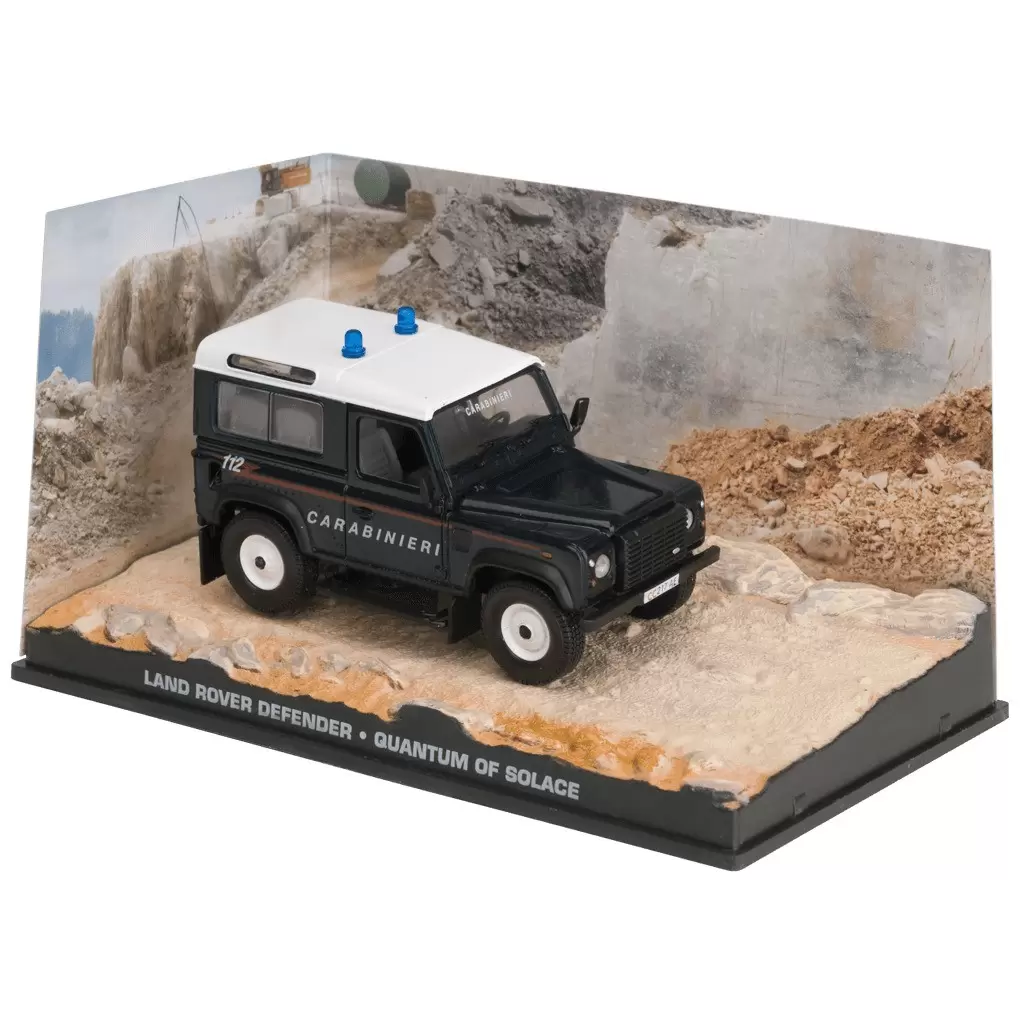 Les voitures de James Bond 007 - Land Rover Defender (Carabinieri)