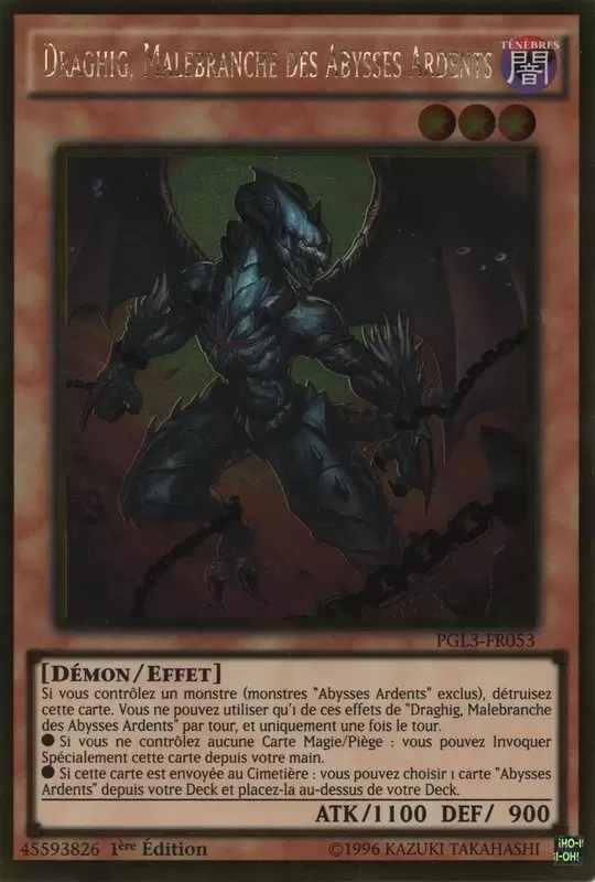 Gold Premium : Or Infini PGL3 - Draghig, Malebranche des Abysses Ardents