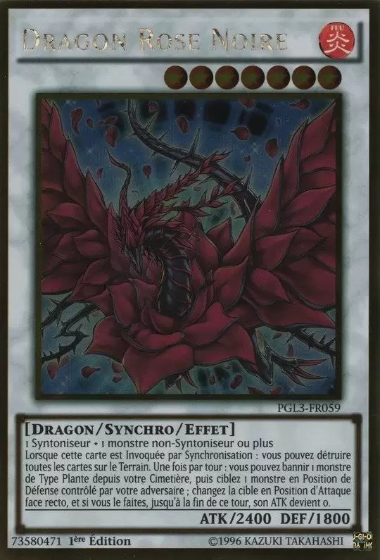 Gold Premium : Or Infini PGL3 - Dragon Rose Noire